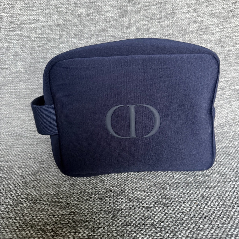 Dior Navy Blue Cosmetic Bag